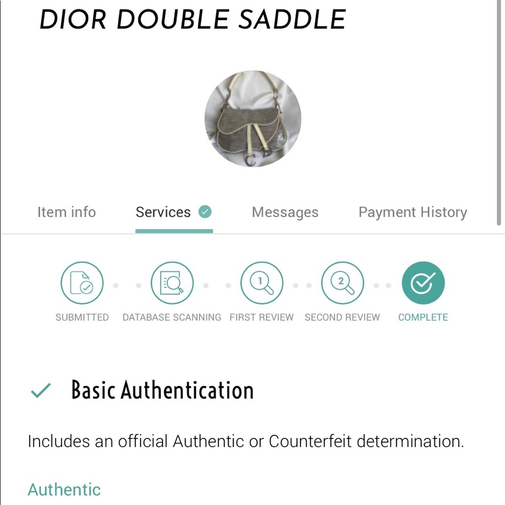 ☁️SOLD☁️ DIOR DOUBLE SADDLE BAG - Picture 16 of 16